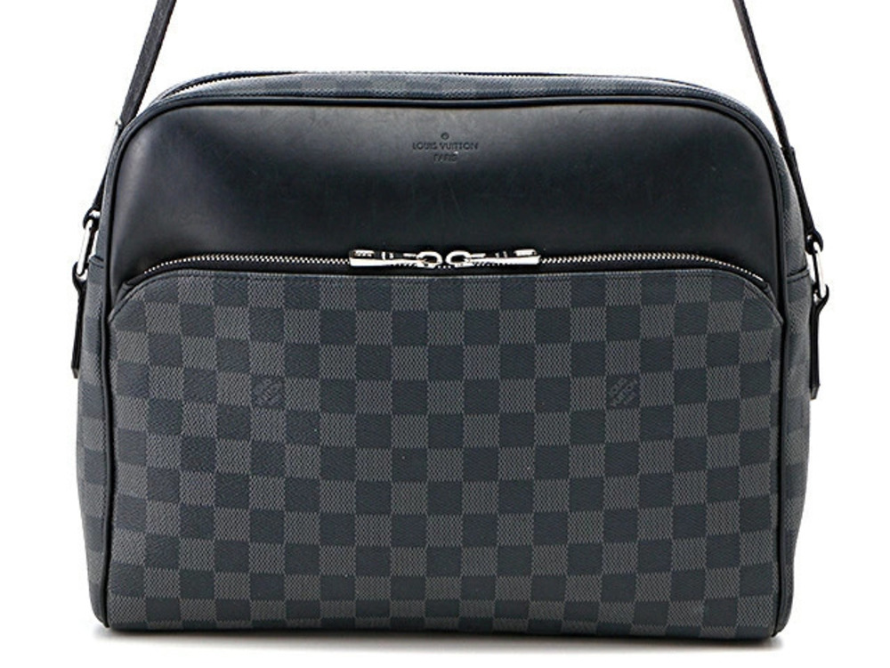 LOUIS VUITTON Bag Shoulder Dayton Damier Graphite Black